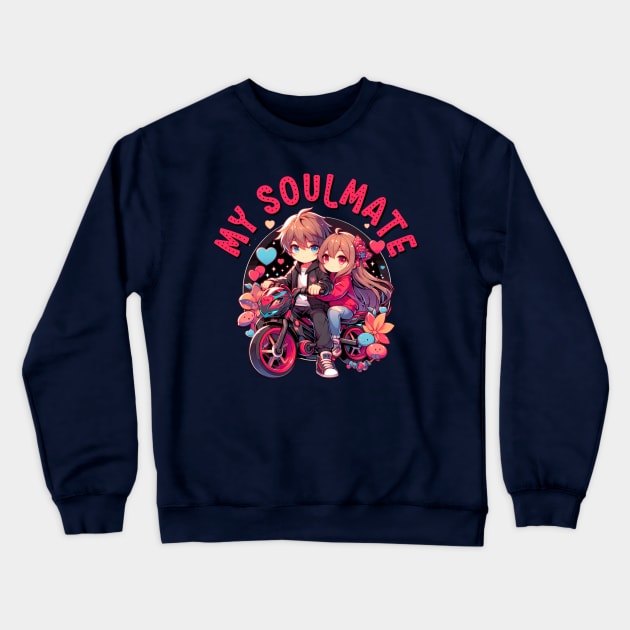 Valentine's Day Soulmate -xxxviii Crewneck Sweatshirt by fadinstitute